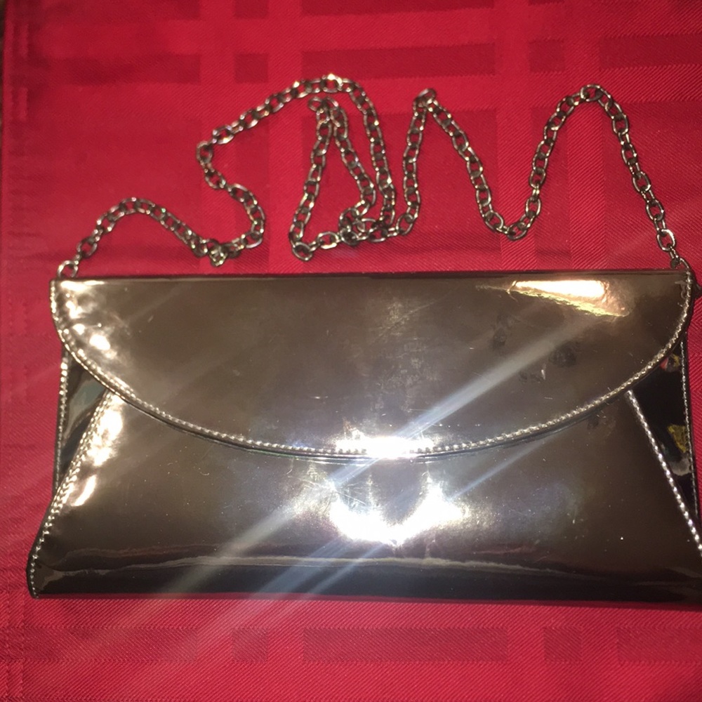 Steve Madden Bluxxe Silver-Platinum Handbag